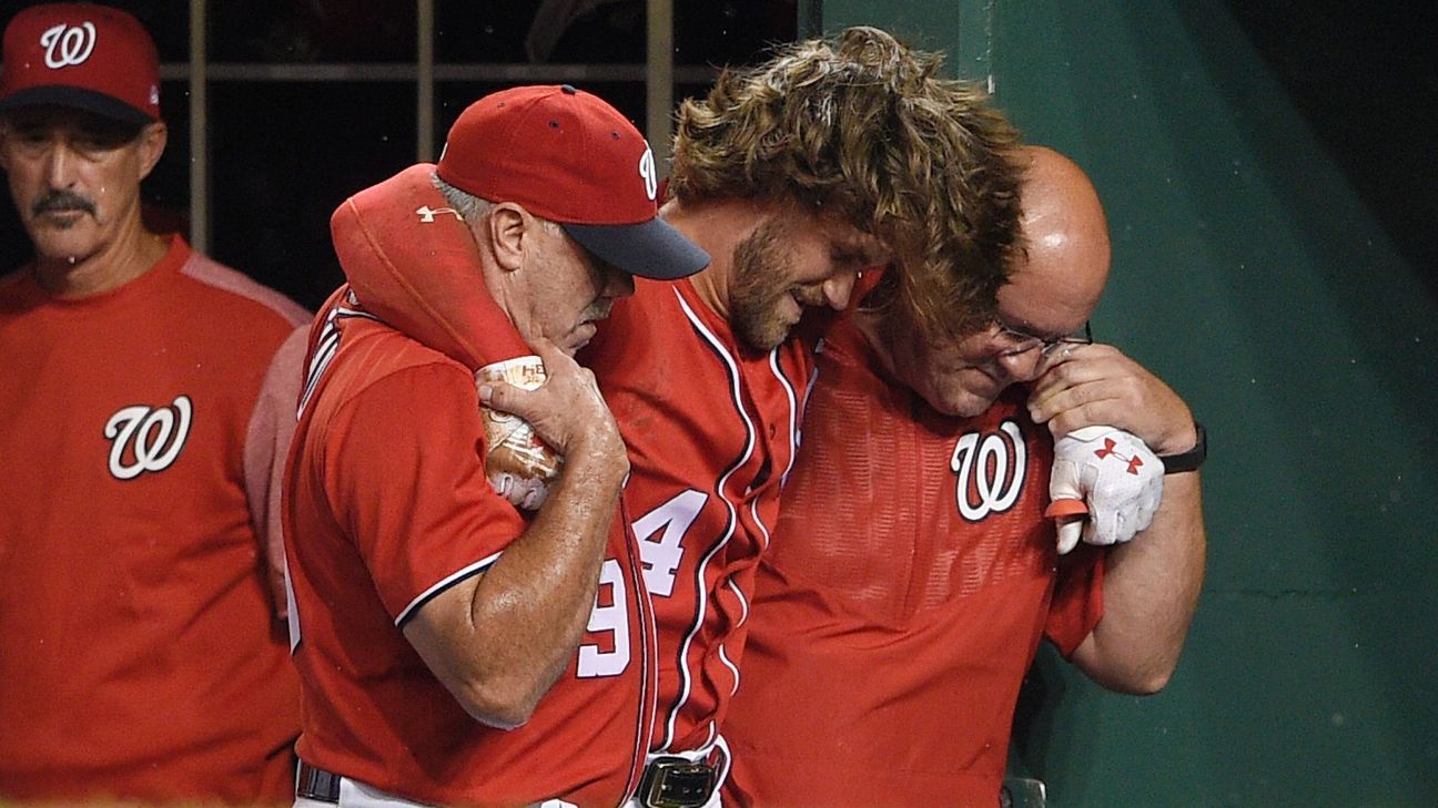 Washington Nationals' Jayson Werth leaves game with injury - ESPN