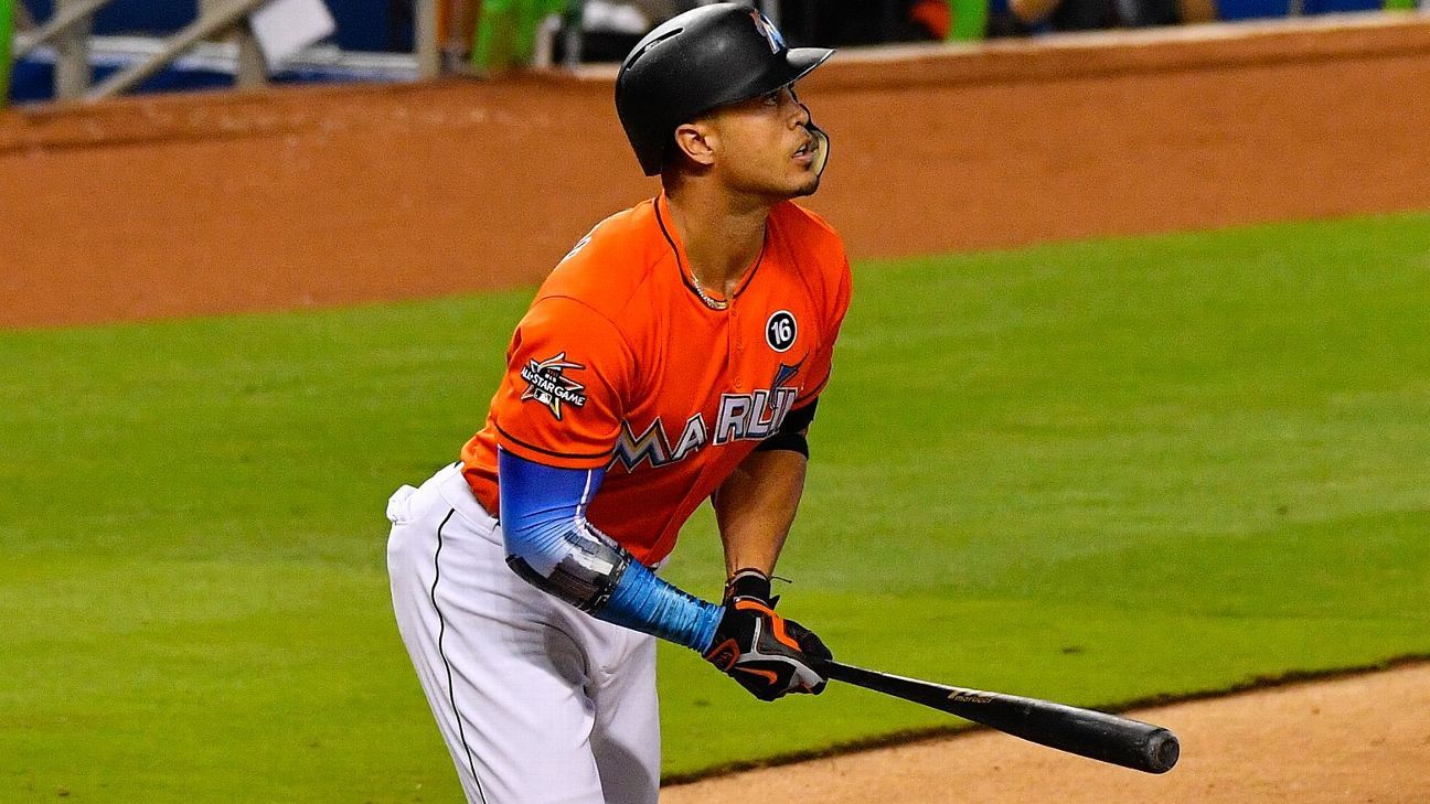 Giancarlo Stanton hits 42nd home run as Miami Marlins defeat