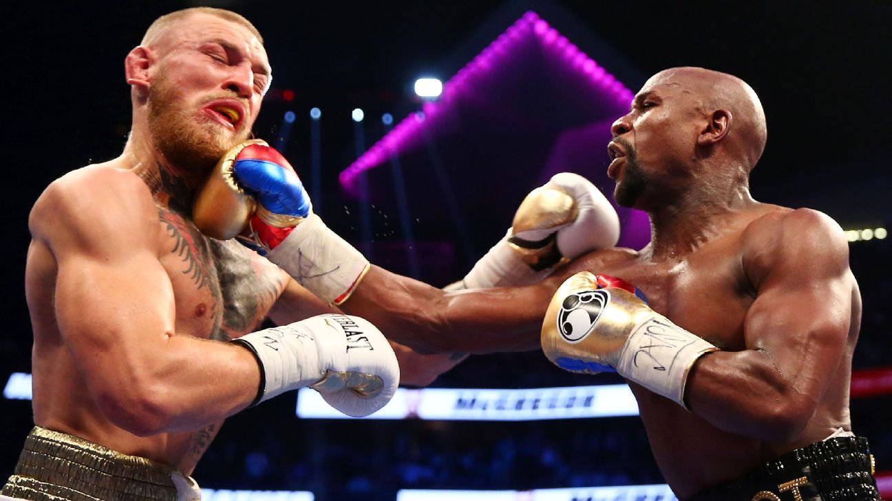 Floyd Mayweather defeats Conor McGregor by TKO in 10th round