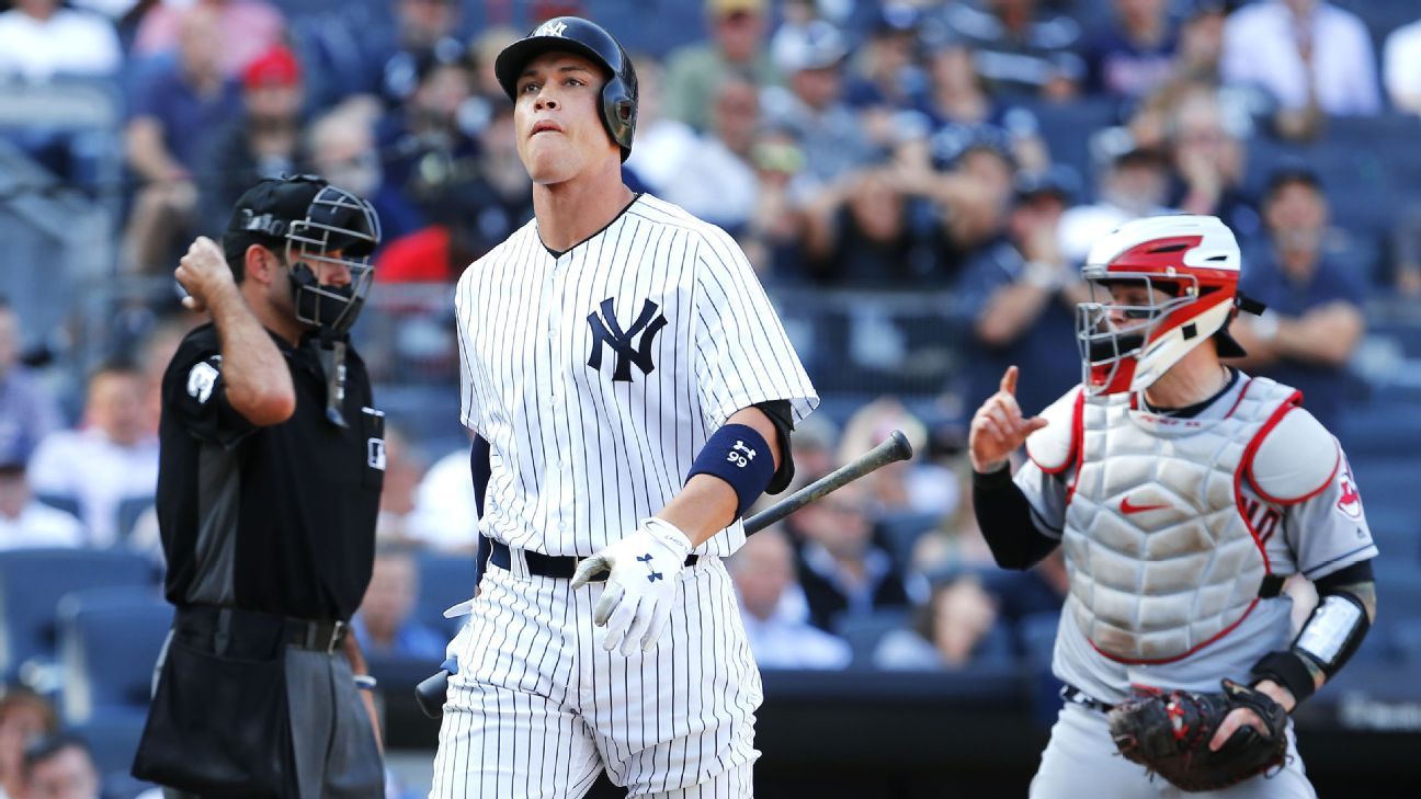 Aaron Judge returns after layoff, strikeout ends New York Yankees