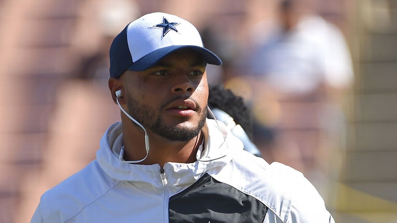 Dallas Cowboys quarterback Dak Prescott makes almost five times his NFL