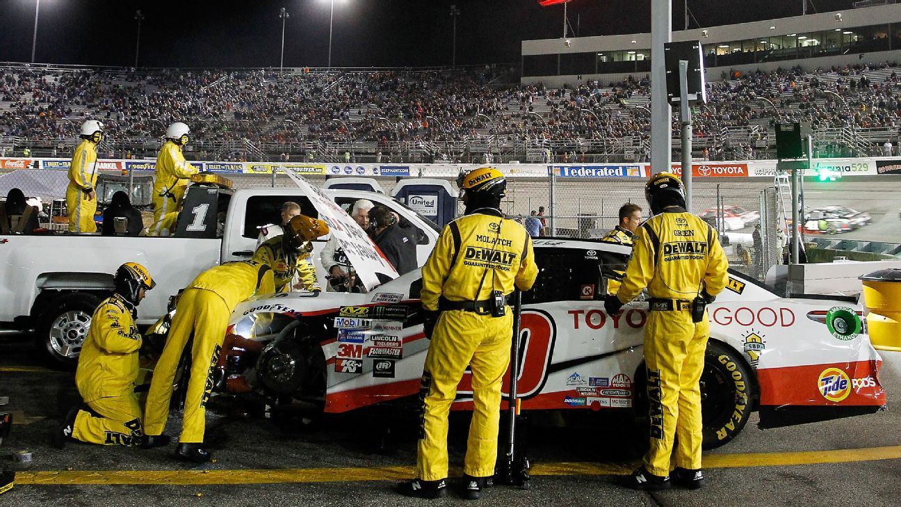 Nascar Adapts Damaged Vehicle Policy, Won't Park Driver If Too Many 