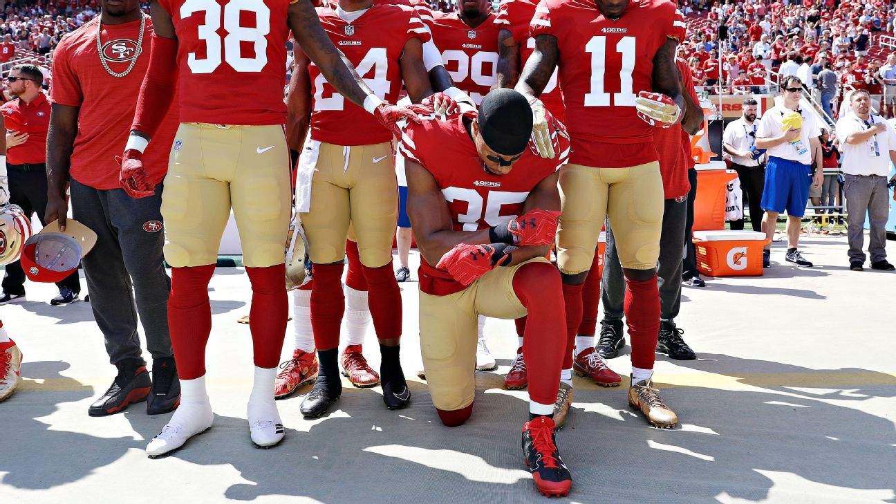 Eric Reid says he wouldn't regret protesting, even if shunned in