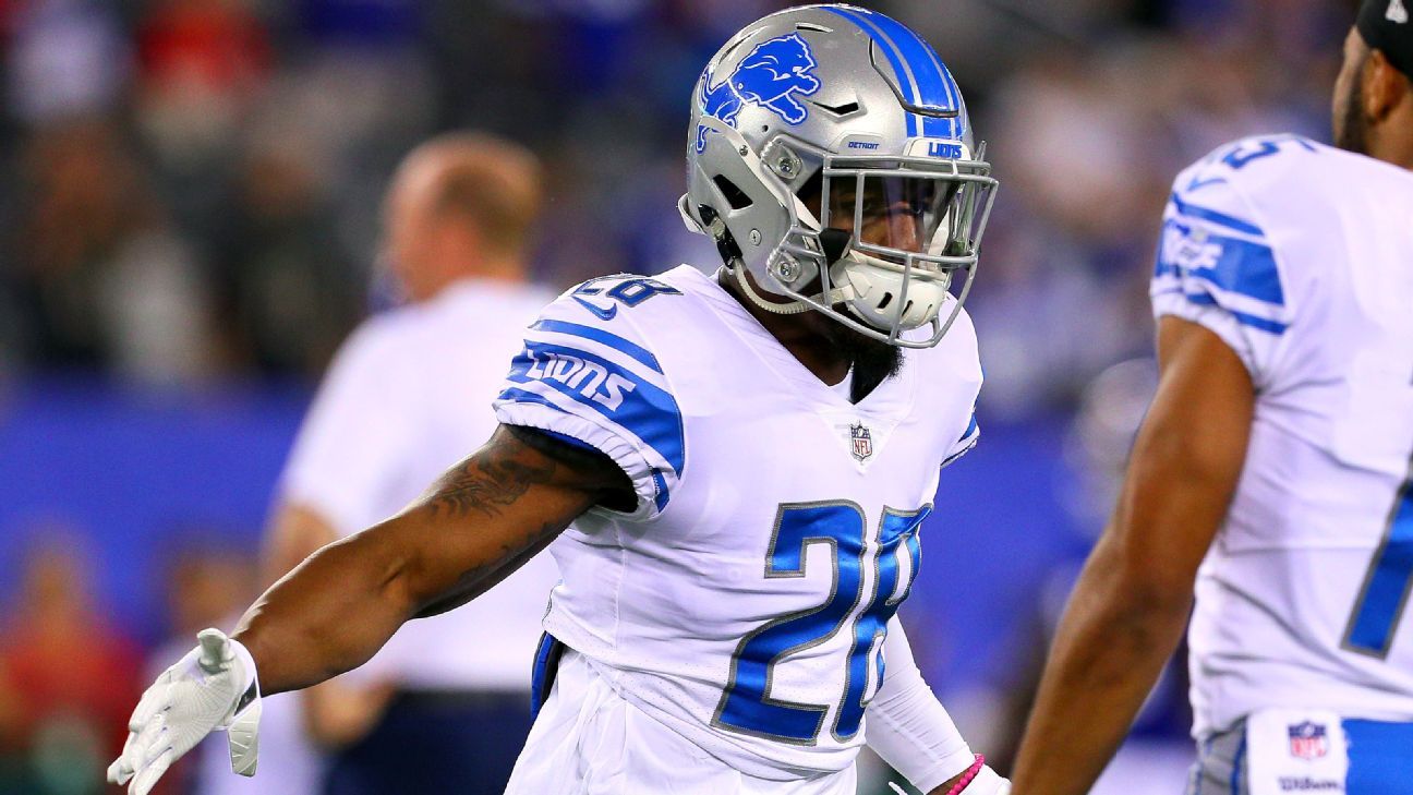 Detroit Lions depth chart: Competition abounds at RB, DL 