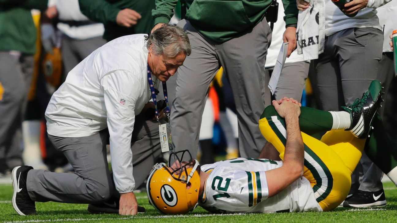 Aaron Rodgers injury moves New Orleans SaintsGreen Bay