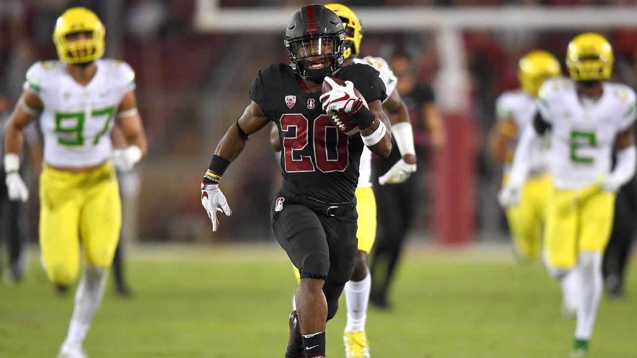 Stanford Cardinal RB Bryce Love a gametime decision ESPN