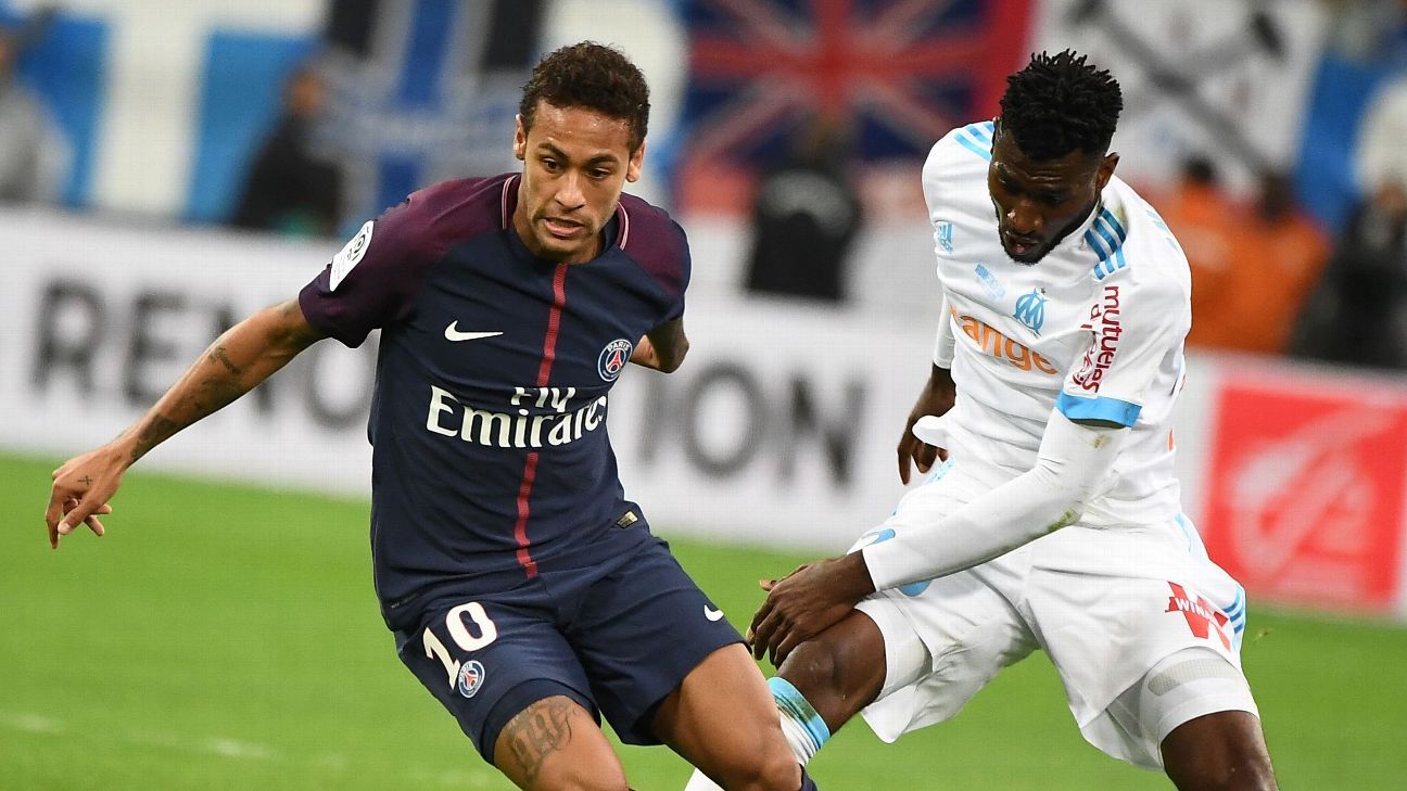 Marseille Players Told To Poke And Prod Psg S Neymar Andre Frank Zambo Anguissa