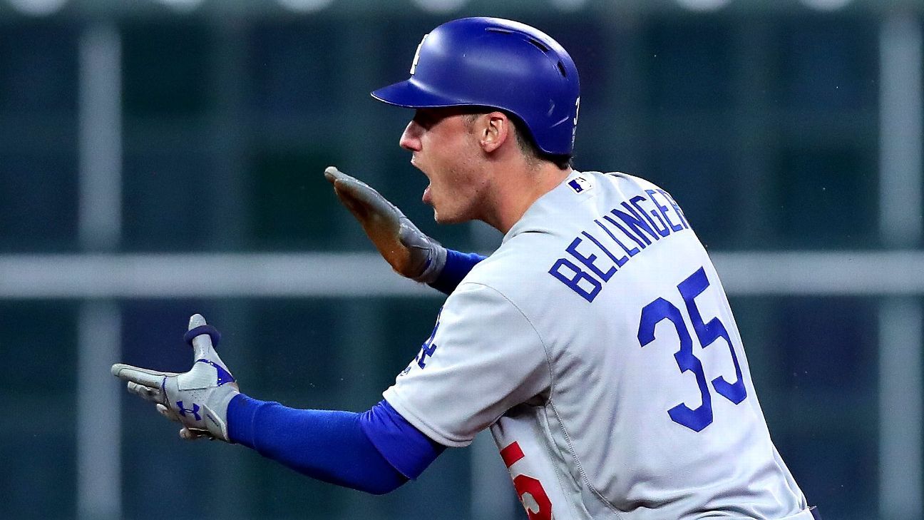 Cody Bellinger helps Los Angeles Dodgers even World Series with Astros