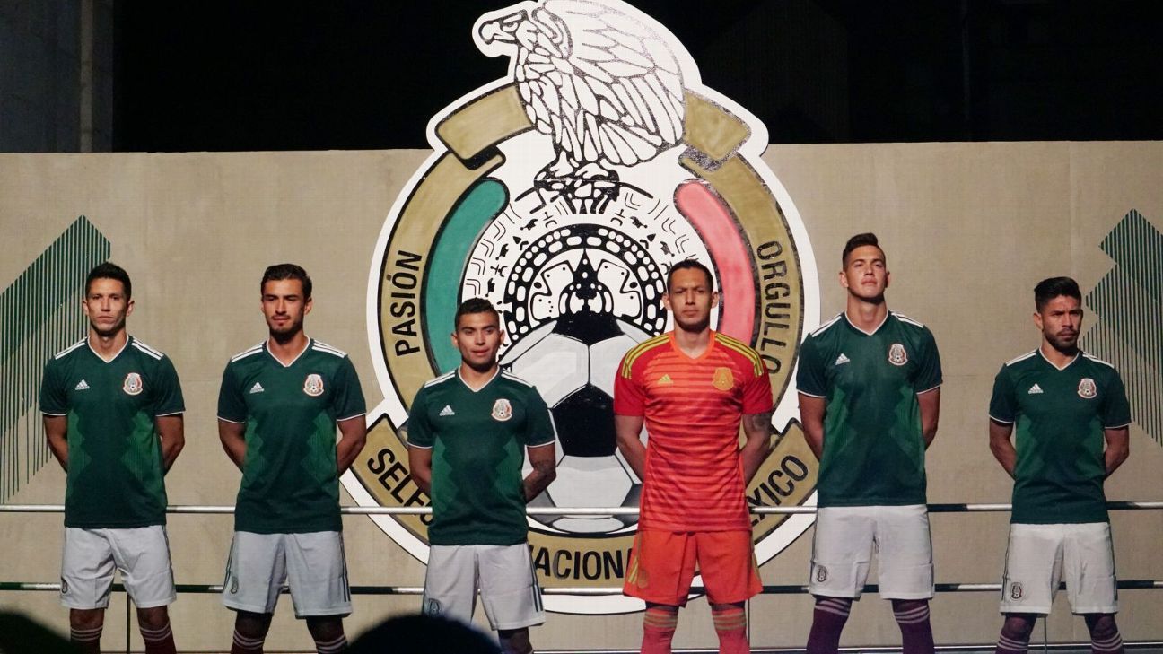 uniformes de México para Mundial 2018 - ESPN