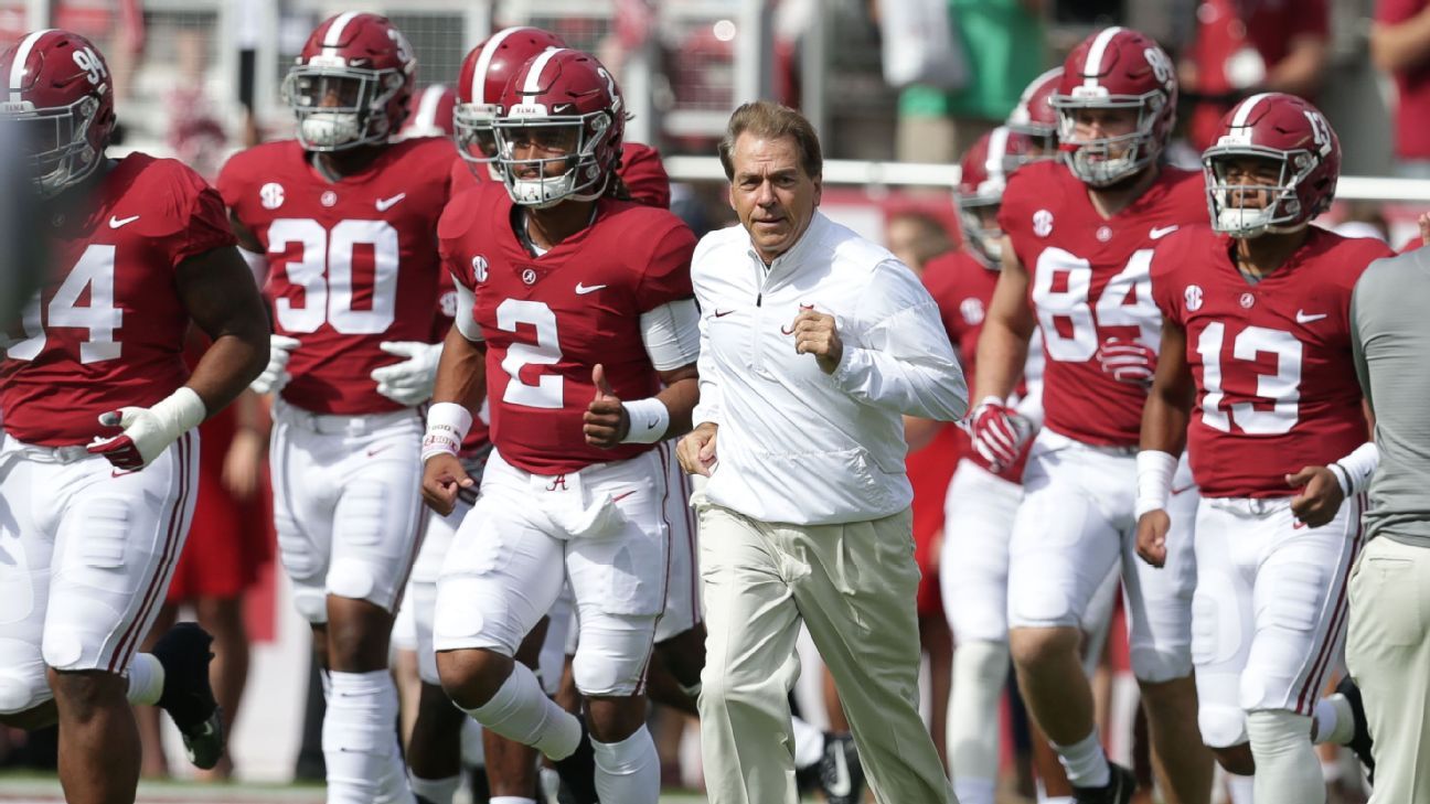 Alabama Crimson Tide have time and the No. 1 College Football Playoff ...