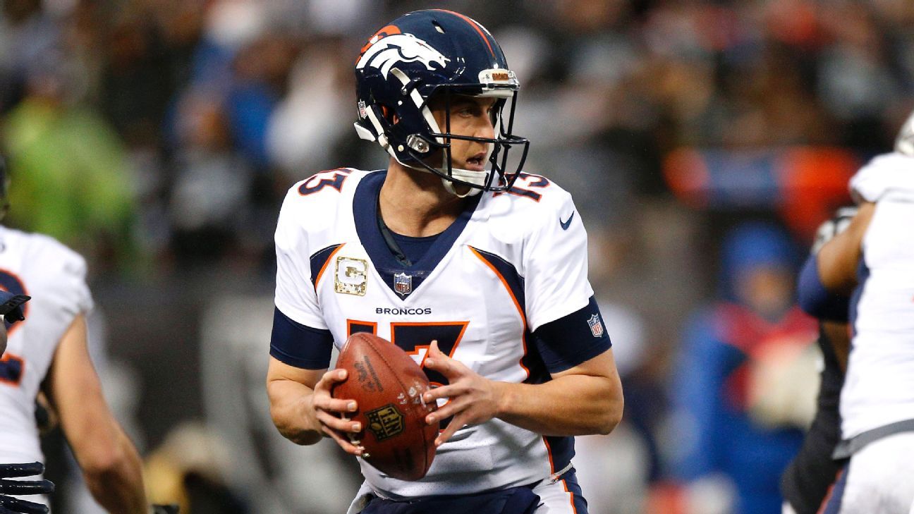 Broncos' Paxton Lynch: 'I'm never going to quit and I'm working