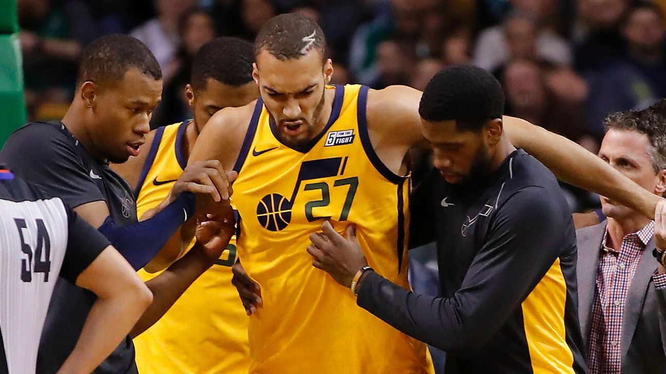 Rudy Gobert out 3-4 weeks with PCL sprain