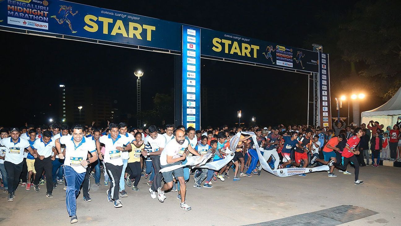 Bengaluru sets the pace with its unique marathon at midnight ESPN