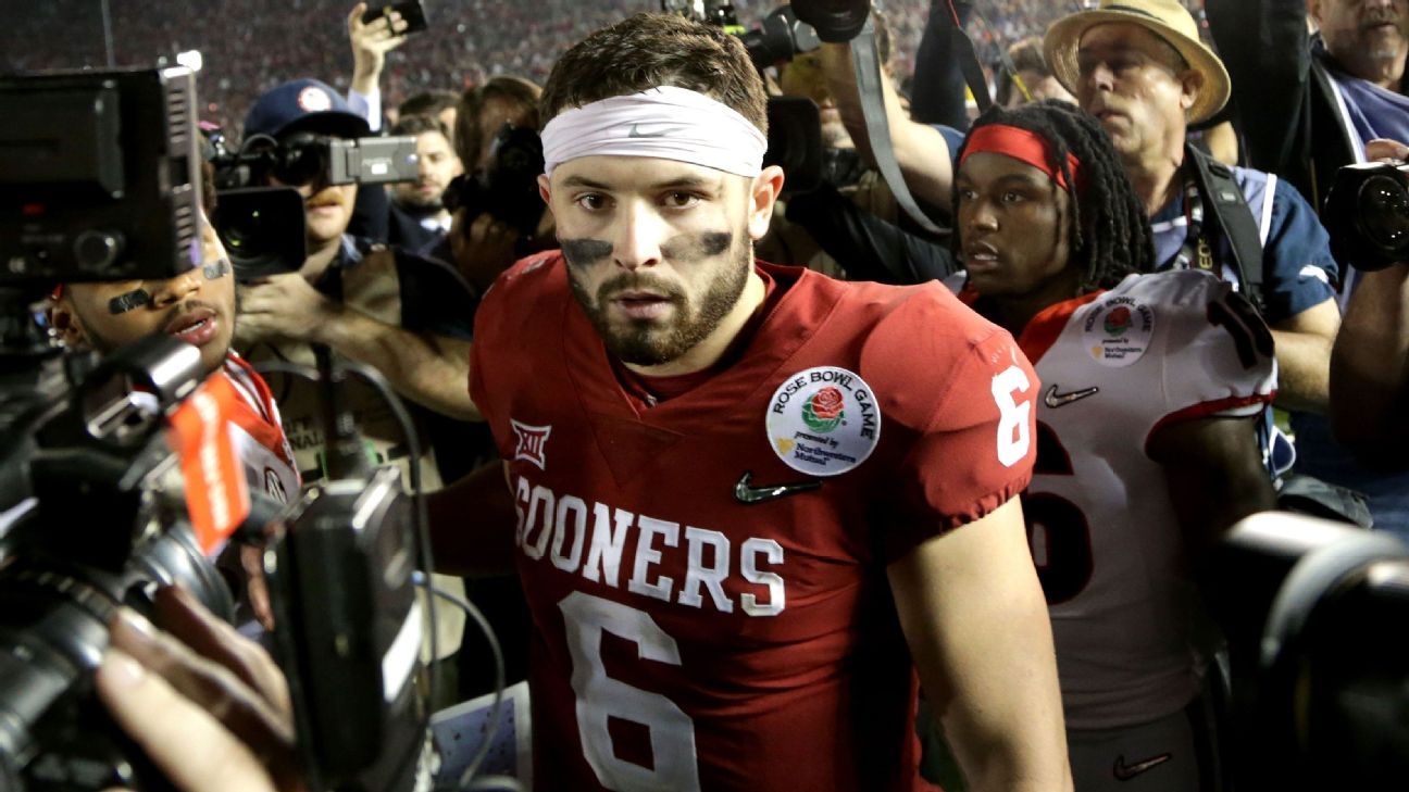 Baker Mayfield's Oklahoma Sooners career runs out of magic in Rose Bowl  thriller - ESPN