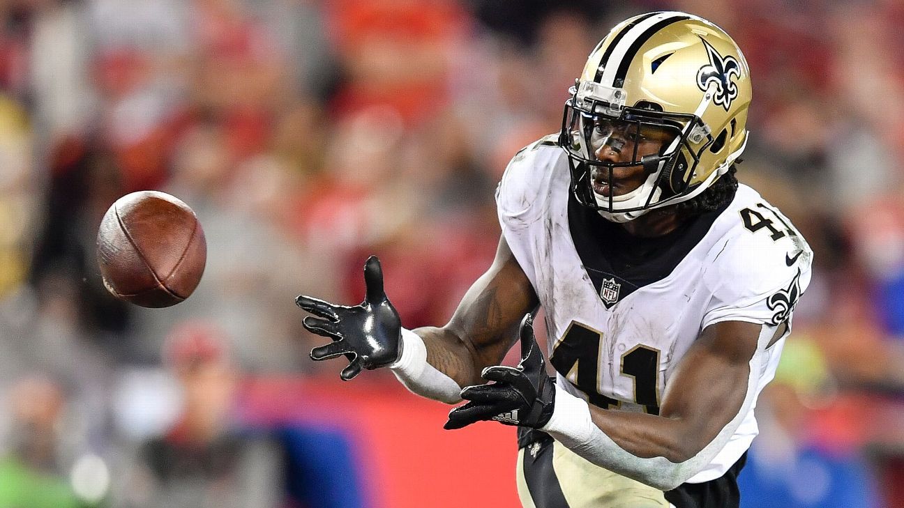 Week 17 Fantasy RB Rankings PPR: Alvin Kamara Making Strong Case for Top  Draft Pick Next