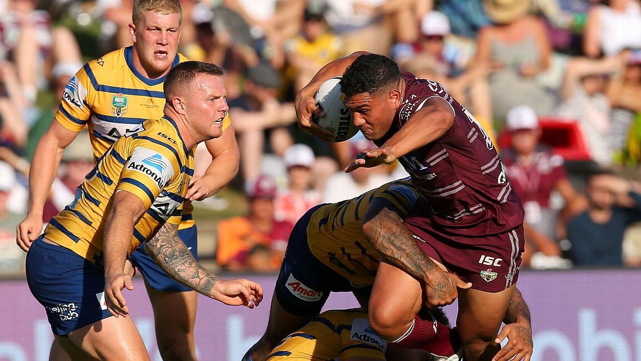 Manly Sea Eagles romp to biggest NRL win over Parramatta Eels - ESPN