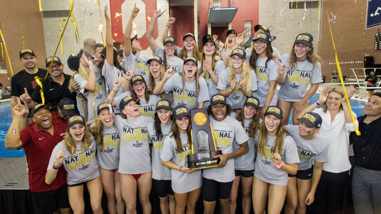 Stanford Cardinal Wins Second Consecutive Ncaa Swimming And Diving