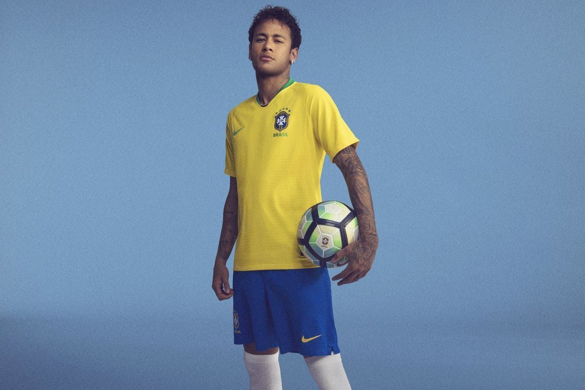 Brasil lanzó su camiseta el Mundial ESPN