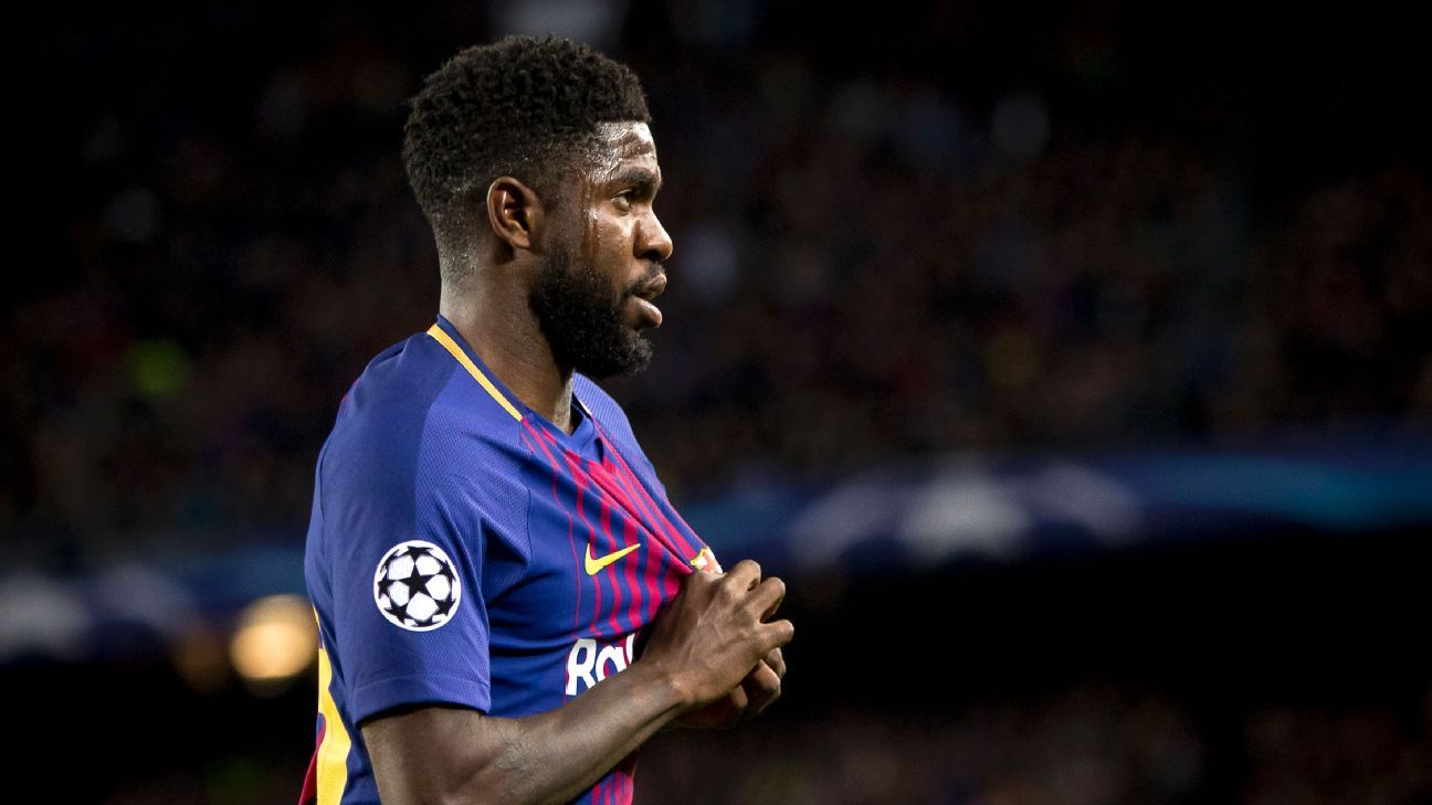 Samuel Umtiti Celebration - Samuel Umtiti Celebration Unrelated To Barcelona Contract Situation