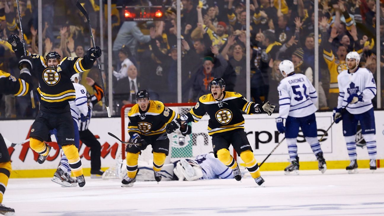 Surging Leafs defeat Bruins to force Game 7