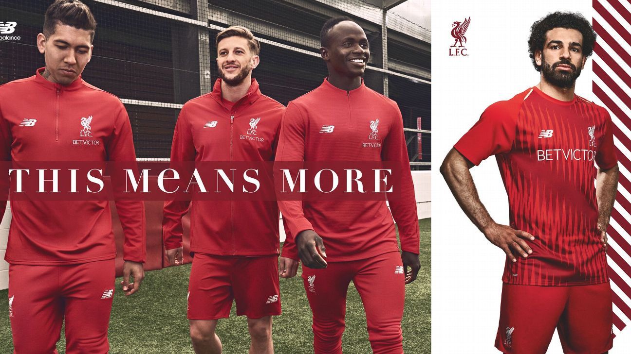 Liverpool unveil new training gear - ESPN