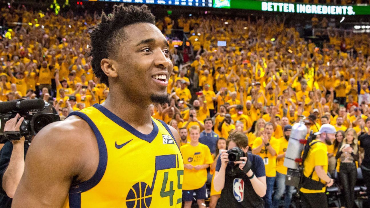 Rookie Donovan Mitchell's playoff performance suggests bright
