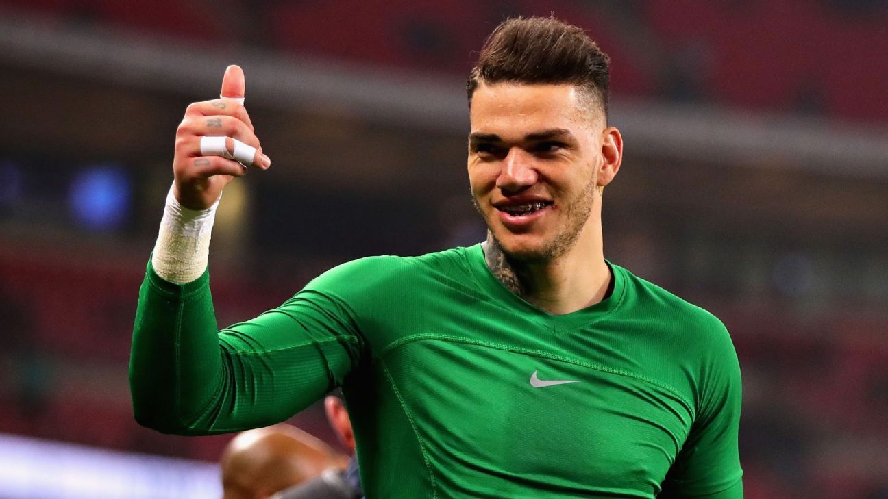 Manchester City's Ederson breaks long kick world record