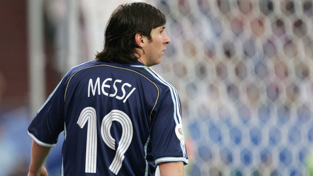 La amargura de Messi en su primera Copa del Mundo - ESPN