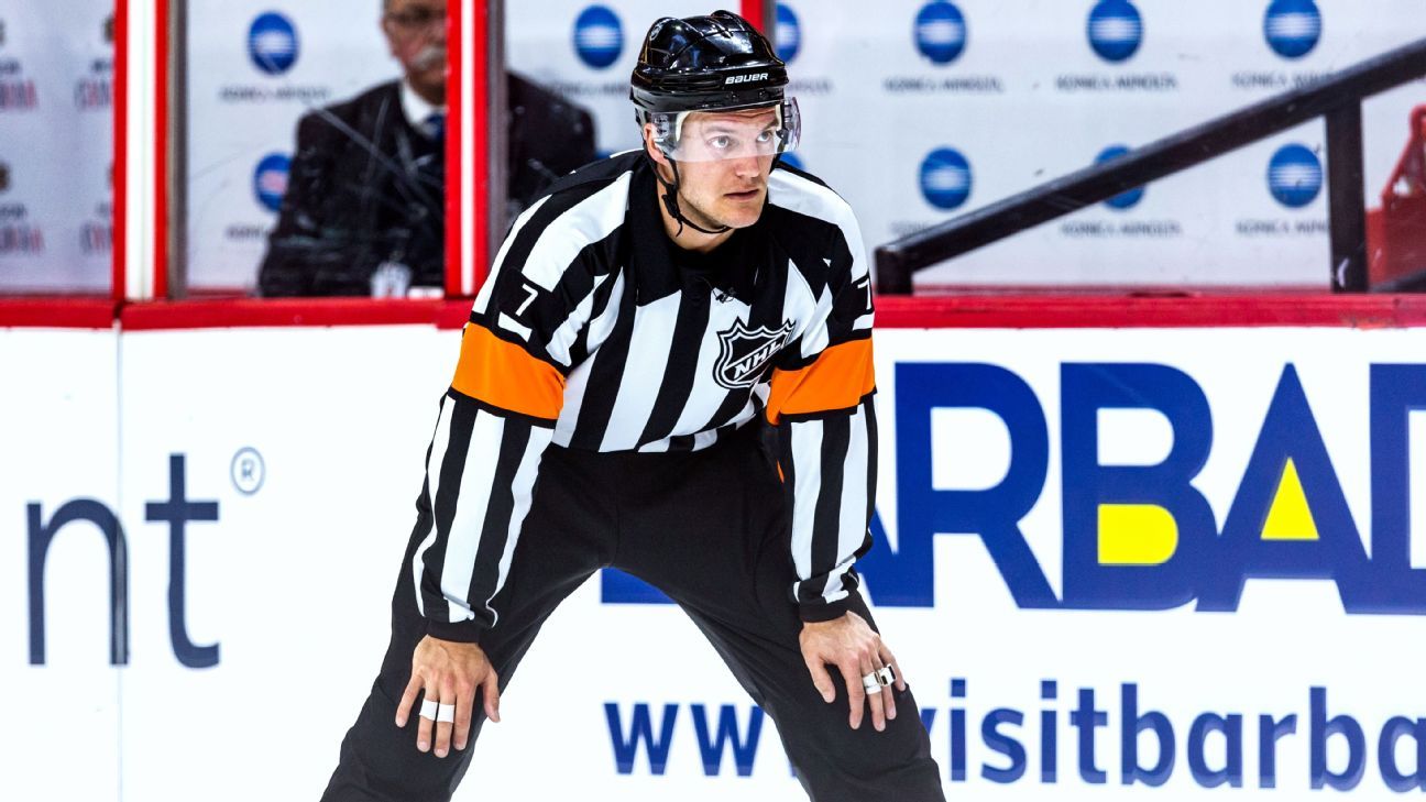 U.S. Open 2018 NHL referee Garrett Rank to play this week at