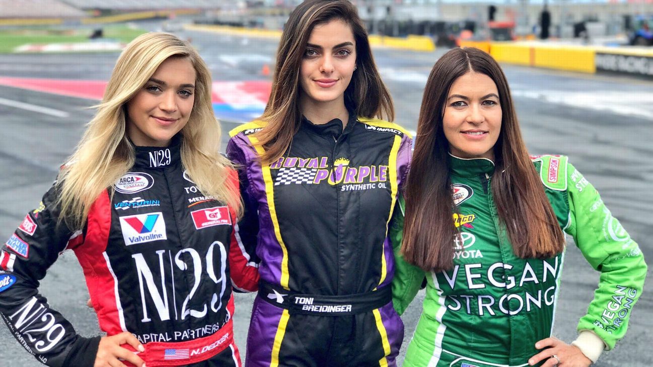 Venturini Motorsports' Natalie Decker, Leilani Munter and Toni