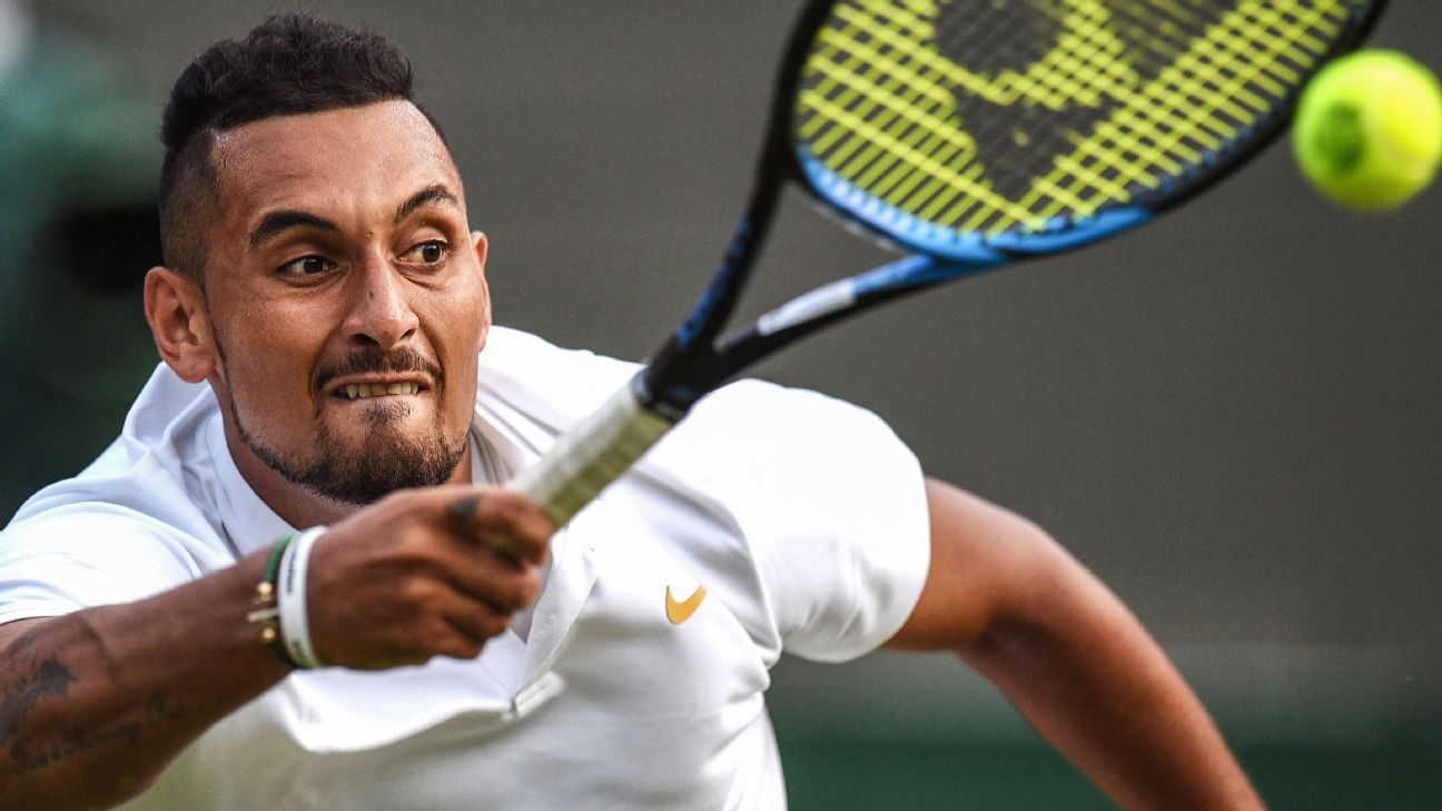 Nick Kyrgios Pulls Out Of Citi Open With Injured Left Hip - Espn