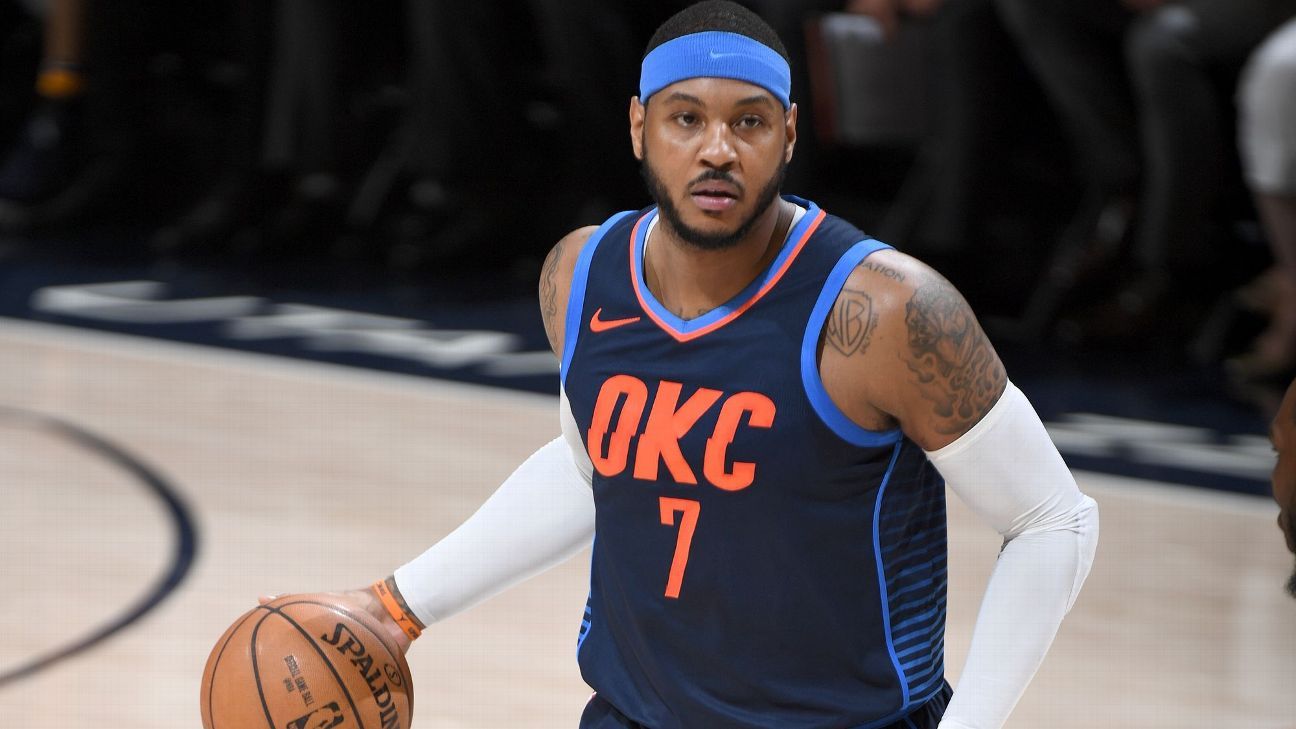 Carmelo Anthony iguala marcas históricas, e Knicks passam apertado pelos  Hawks - ESPN