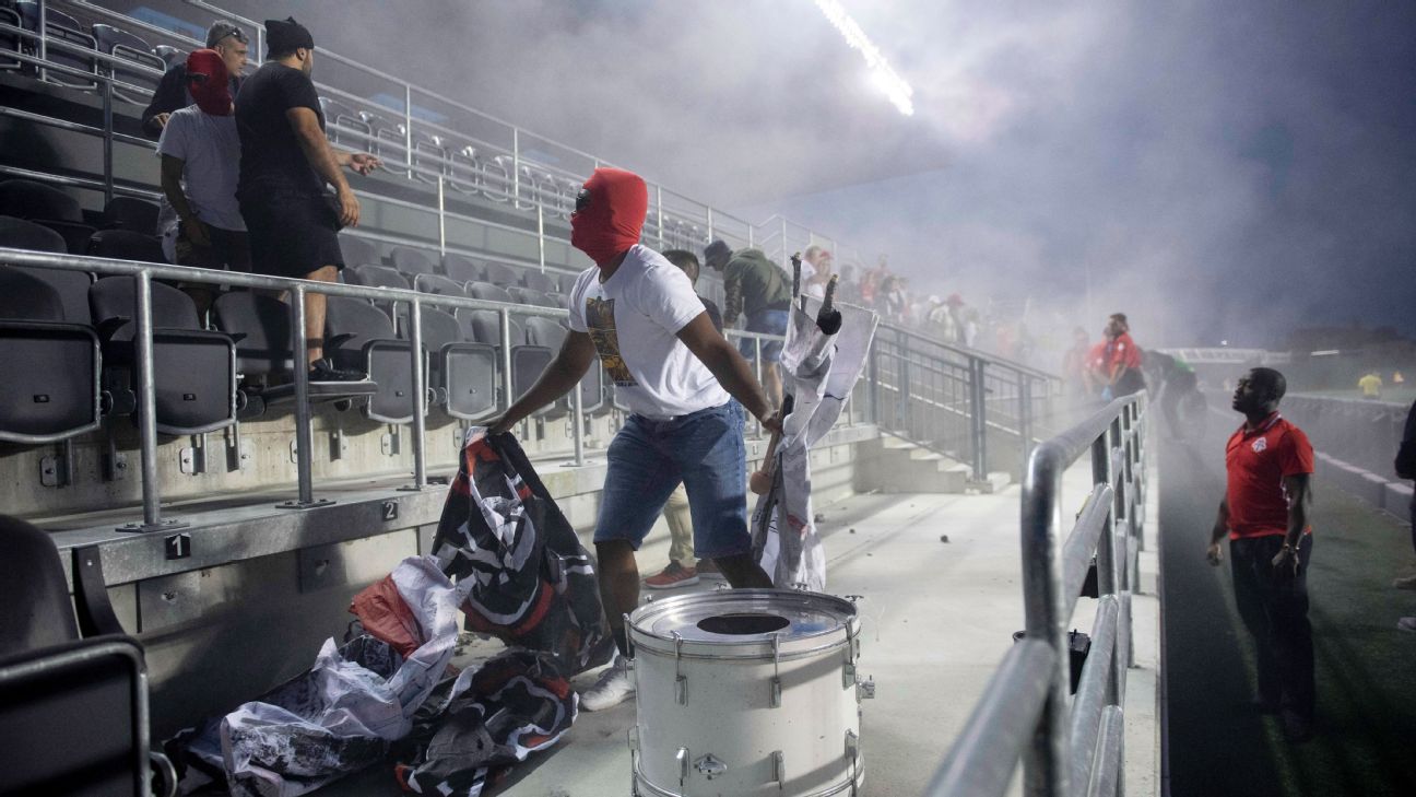 Toronto FC suspends all supporters groups after fans set fire to