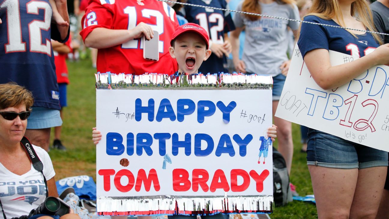 Tom Brady turns 41, not slowing down entering his 19th season - ESPN - New  England Patriots Blog- ESPN