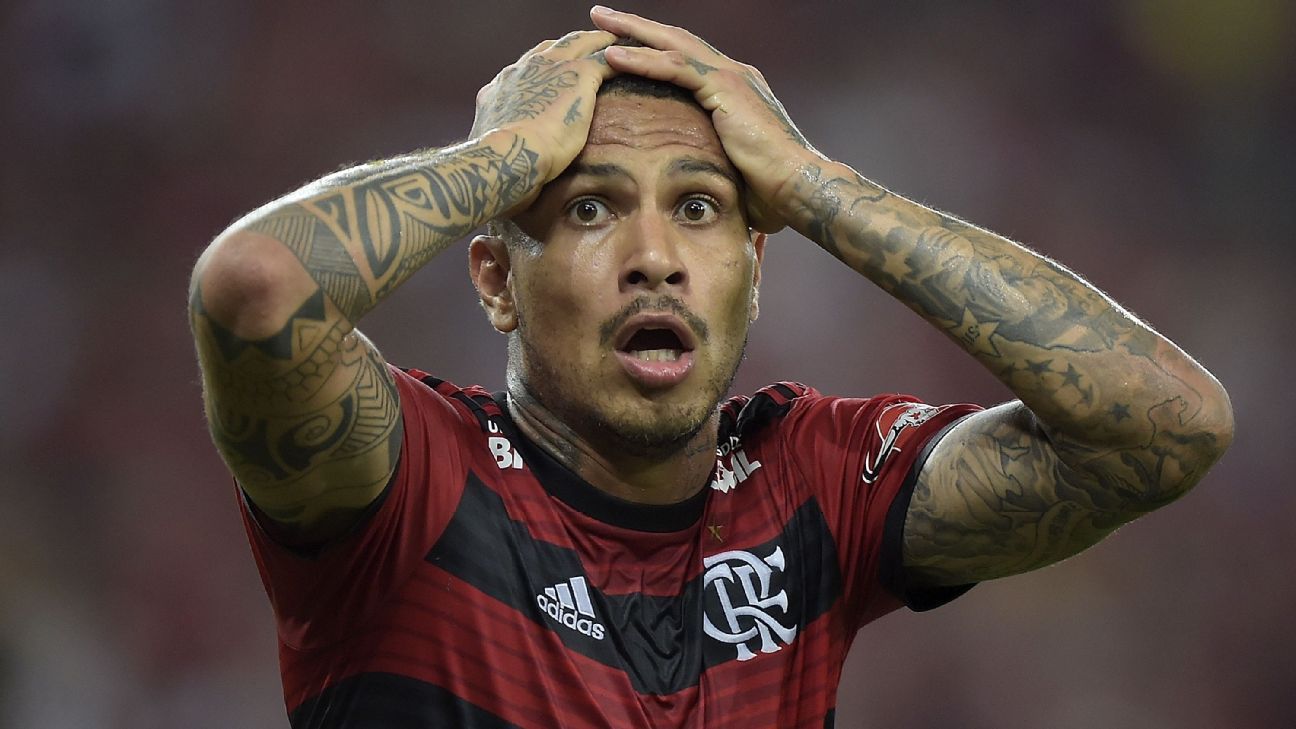Justiça suíça diz que Guerrero em campo distorce o Campeonato Brasileiro
