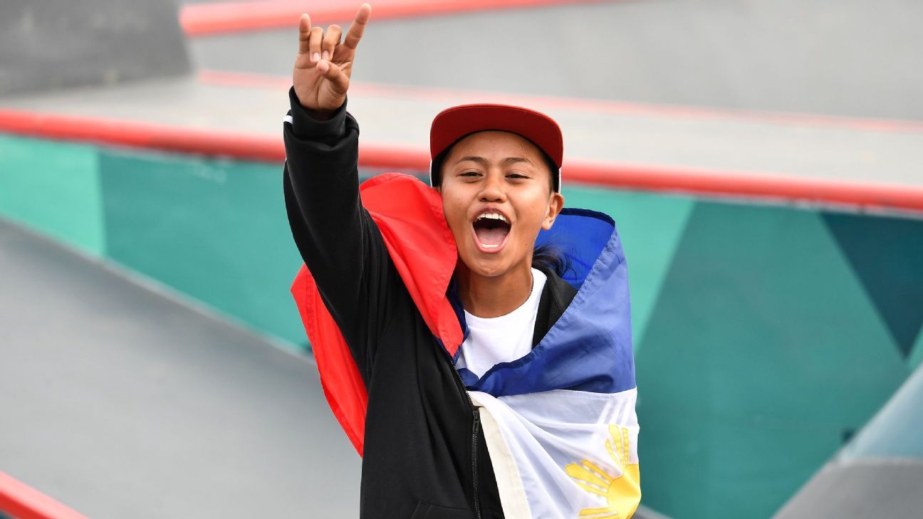 Margielyn Didal tops skateboarding event gives 