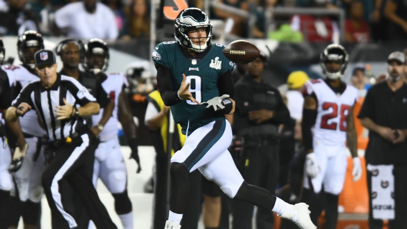 Offense flawed sans Carson Wentz, but Eagles find way to top Falcons - ESPN  - Philadelphia Eagles Blog- ESPN