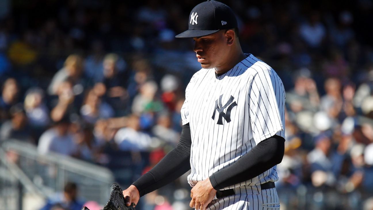 Dellin Betances injury update: Yankees pitcher to miss rest of season with  torn Achilles