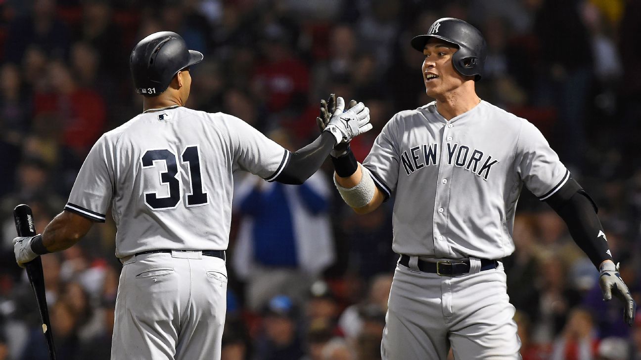 Yankees expect to get Judge, Paxton, Hicks, Stanton back in lineup