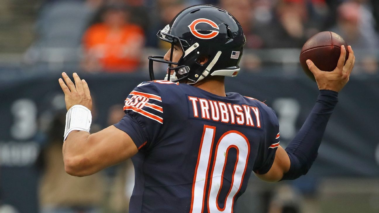 The Chicago Bears' Mitchell Trubisky Dominated in His Preseason Debut