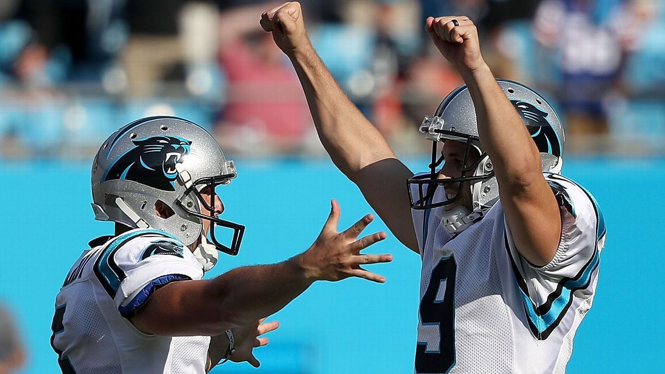 Graham Gano kicks game-winning 63-yard field goal with 1 second left,  Panthers win 33-31