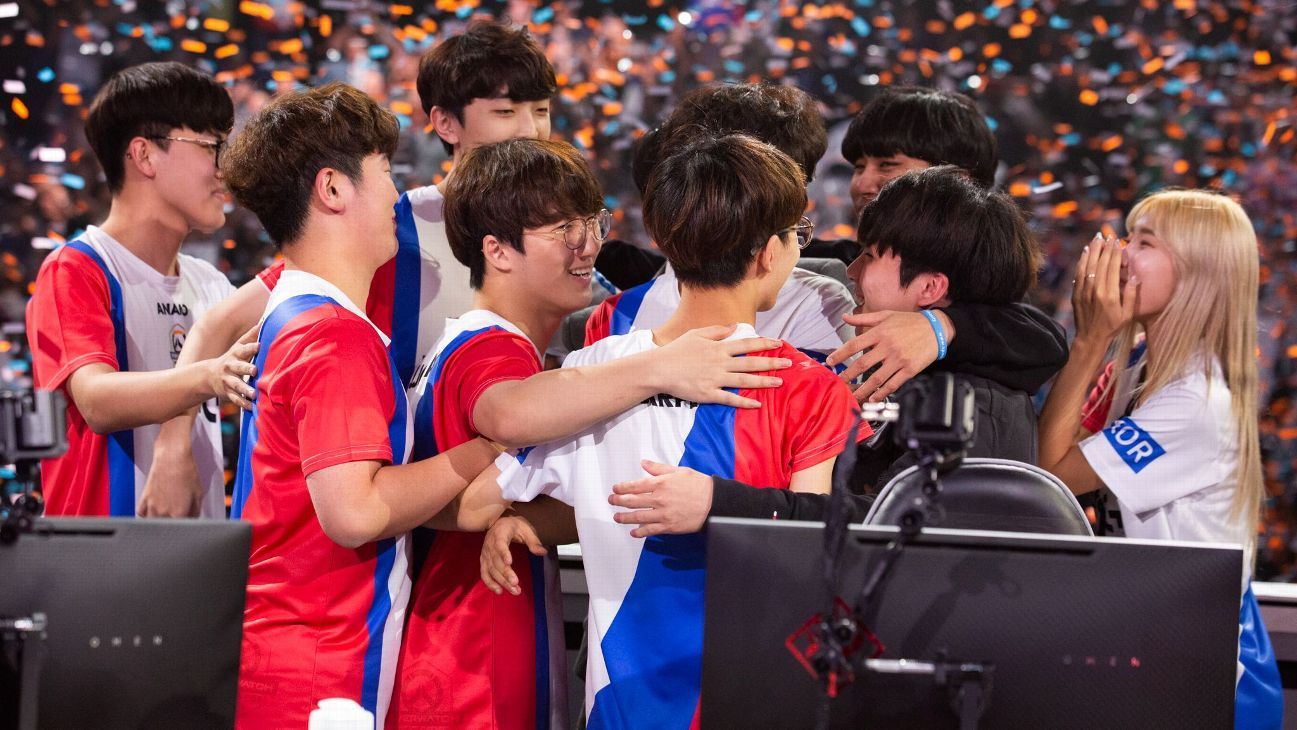 South Korea wins third straight Overwatch World Cup at BlizzCon 2018 ESPN