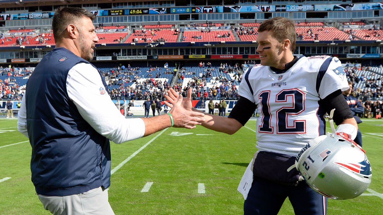 Titans head coach, three-time Super Bowl champion Mike Vrabel voted by fans  into Patriots Hall of Fame 