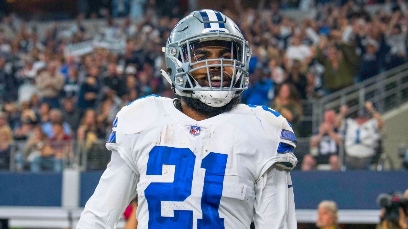 Holdout Ezekiel Elliott still absent from Dallas Cowboys as first game  draws near, Dallas Cowboys