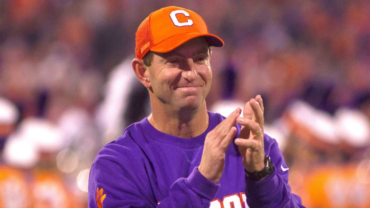 Clemson's Dabo Swinney says he doesn't have interest in LSU football coaching opening