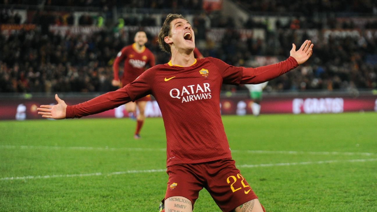 Zaniolo denied late winner, sent off as Roma draw with Genoa