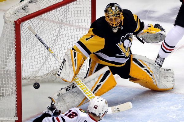 Penguins goalie Casey DeSmith makes stunning save in win over Devils