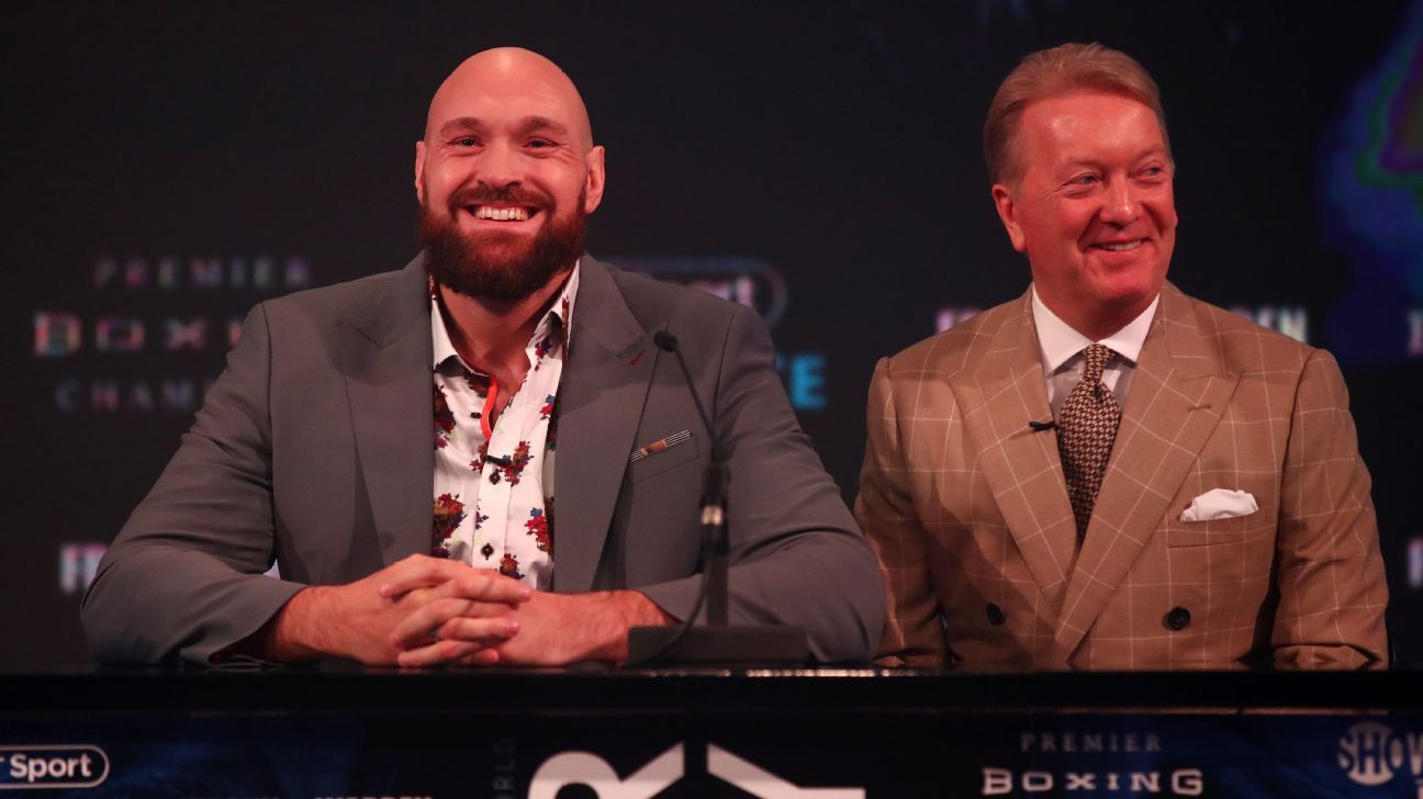 Promotor Frank Warren mengamankan hak untuk pertandingan Tyson Fury-Dillian White dengan tawaran $41 juta