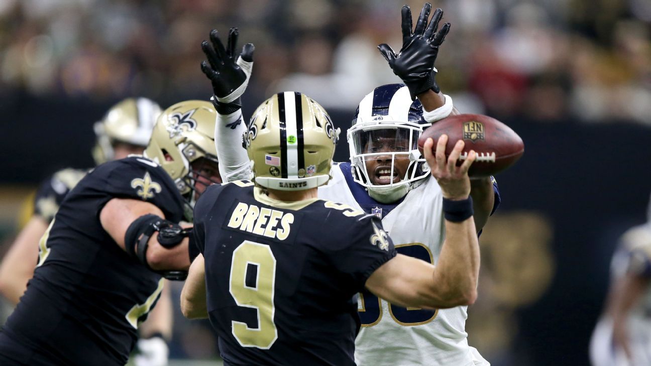 A Saints-Rams NFC championship? Drew Brees: I had a feeling we'd be seeing  those guys again