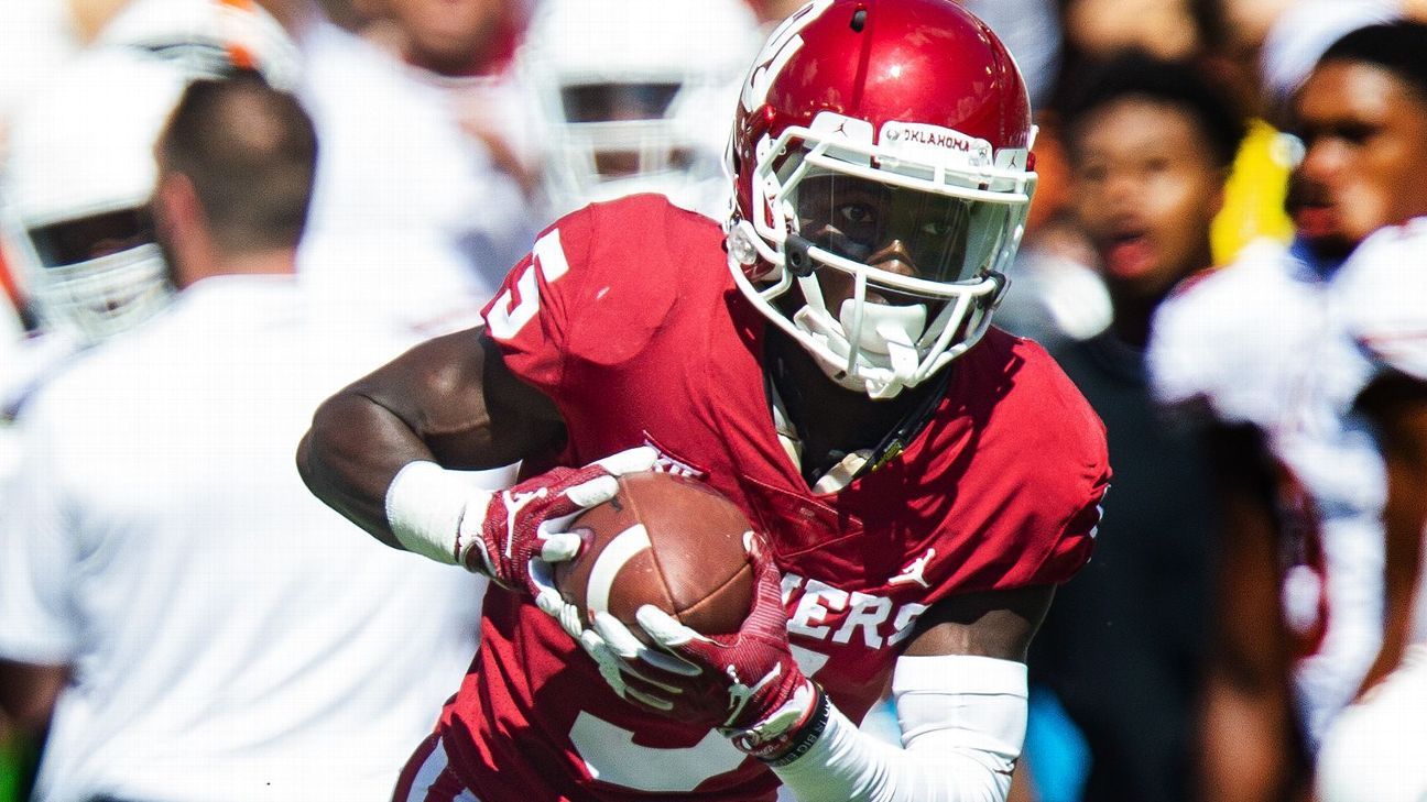 Baltimore Ravens select Oklahoma receiver Brown in NFL Draft